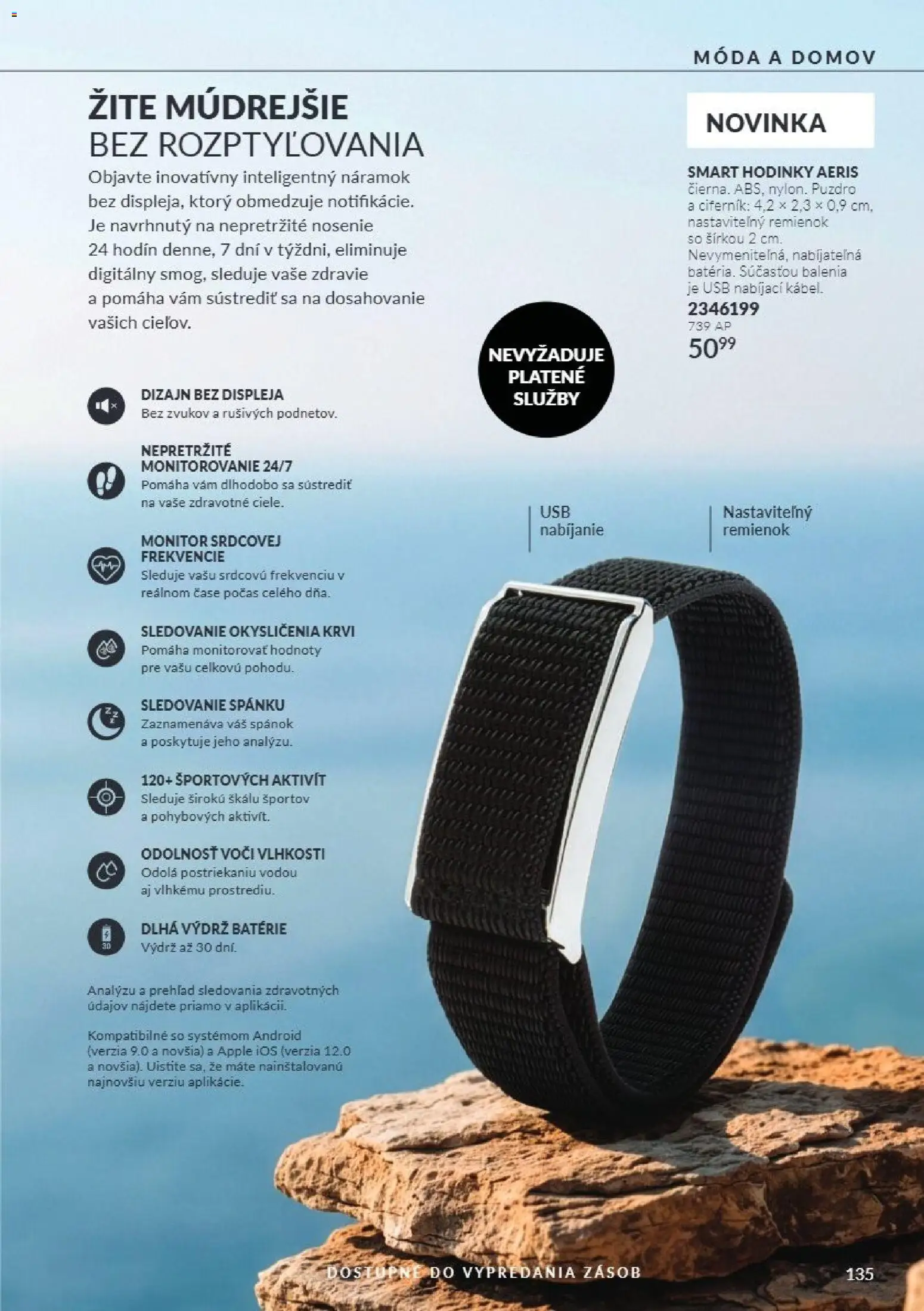 Náhľad Avon letáku platného od 01.10.2026 - Apple, Smart hodinky, Hodinky, Monitor, USB, Batérie, Puzdro, Kábel