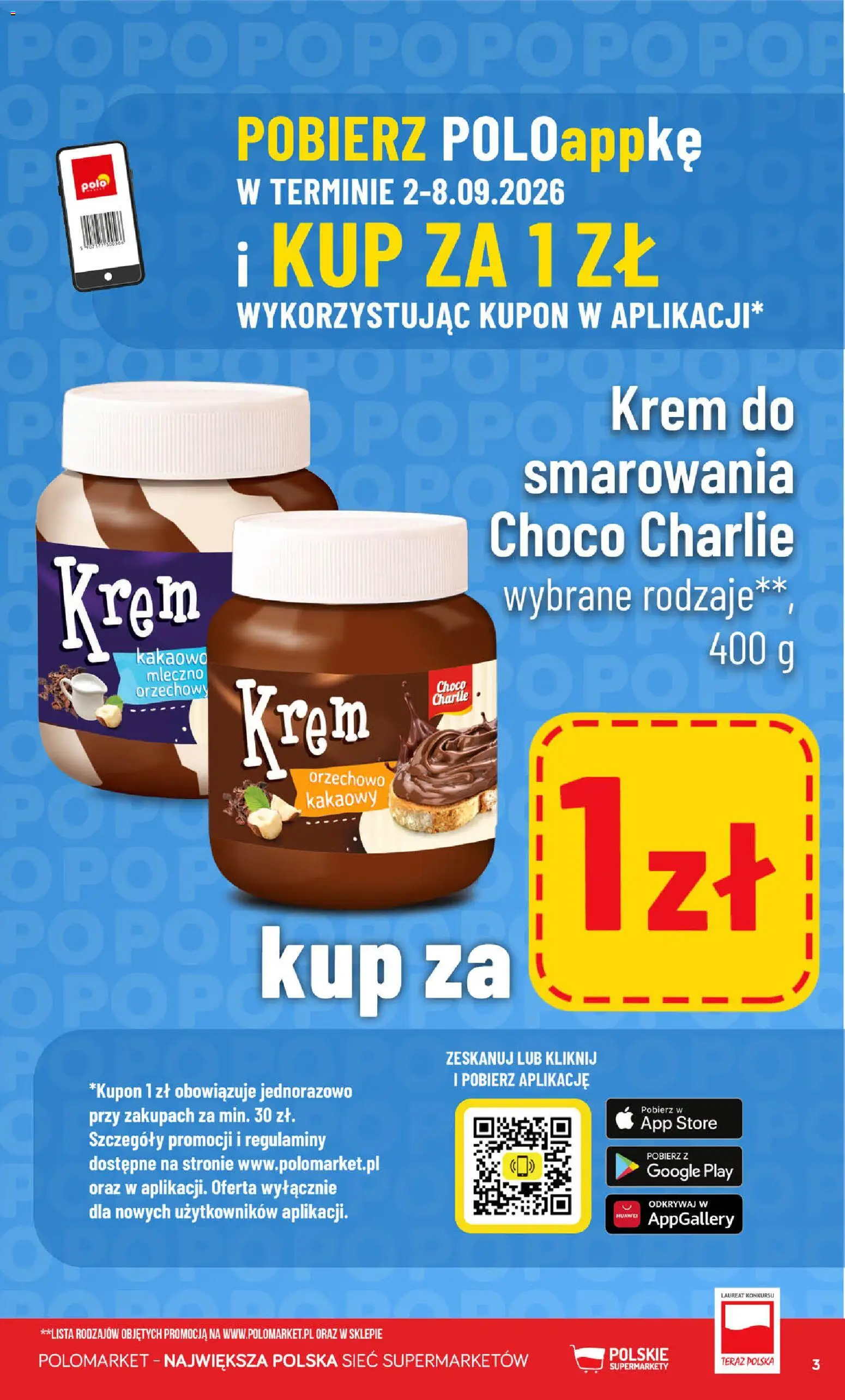 Pogląd gazetki "POLOmarket gazetka - Kupuj taniej" ze sklepu POLOmarket ważnej od 02.09.2026