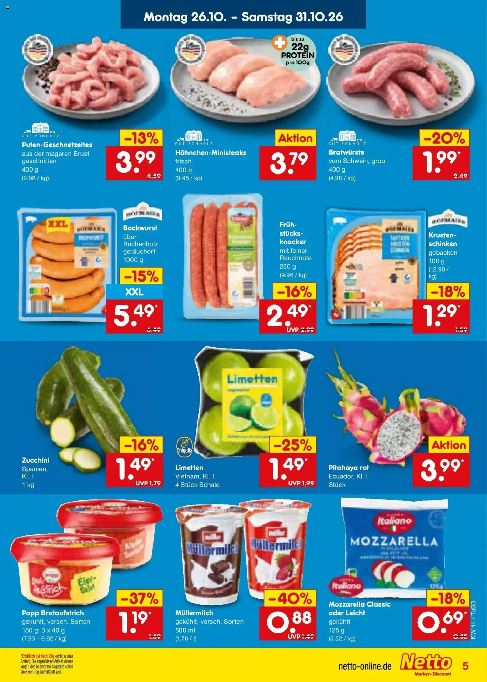 Vorschau von dem Prospekt des Geschäftes Netto Marken-Discount, gültig ab dem 26.10.2026