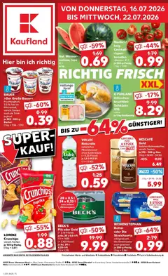 Vorschau von dem Prospekt des Geschäftes Kaufland, gültig ab dem 16.07.2026