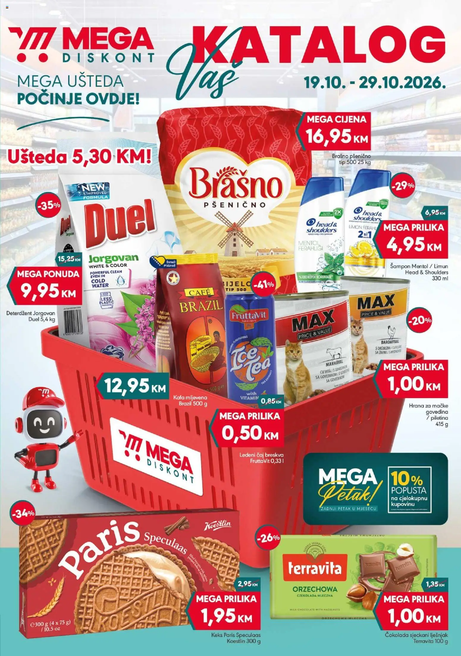 Pregled letka Mega Diskont katalog trgovine Mega Diskont vrijedi od 19.10.2026