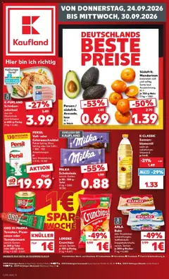 Vorschau von dem Prospekt des Geschäftes Kaufland, gültig ab dem 24.09.2026