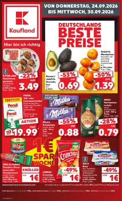 Vorschau von dem Prospekt des Geschäftes Kaufland, gültig ab dem 24.09.2026
