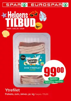 Forhåndsvis Spar Helgens Tilbud fra butikk Spar gyldig fra 16/07/2026