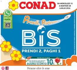 Anteprima dell'opuscolo Conad volantino Lombardia dal negozio Conad valido da 15/07/2026