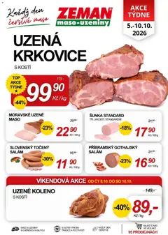 Náhled nabídky: Prodejny Zeman Prodejny Zeman leták platný od 05.10.2026
