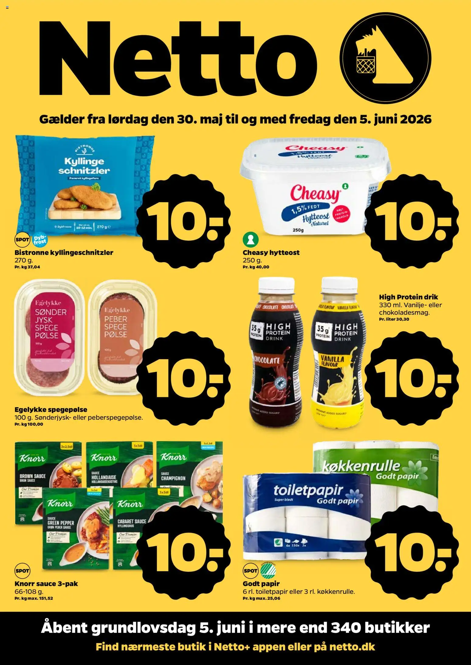 Eksempel på tilbudsavis Netto - Tilbudsavis uge 23 fra butik Netto gyldig fra 30/05/2026