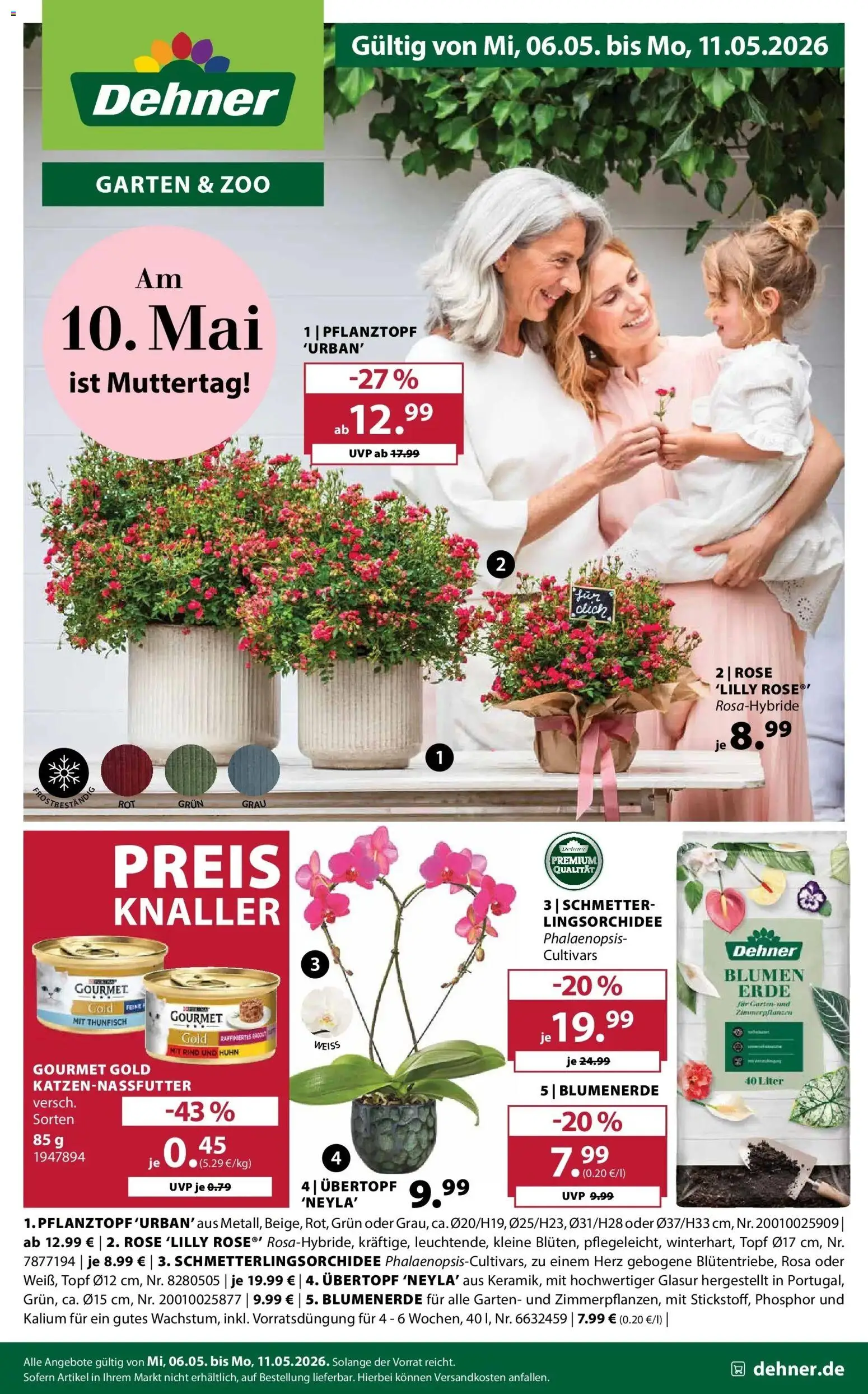 Vorschau von dem Prospekt des Geschäftes Dehner, gültig ab dem 06.05.2026