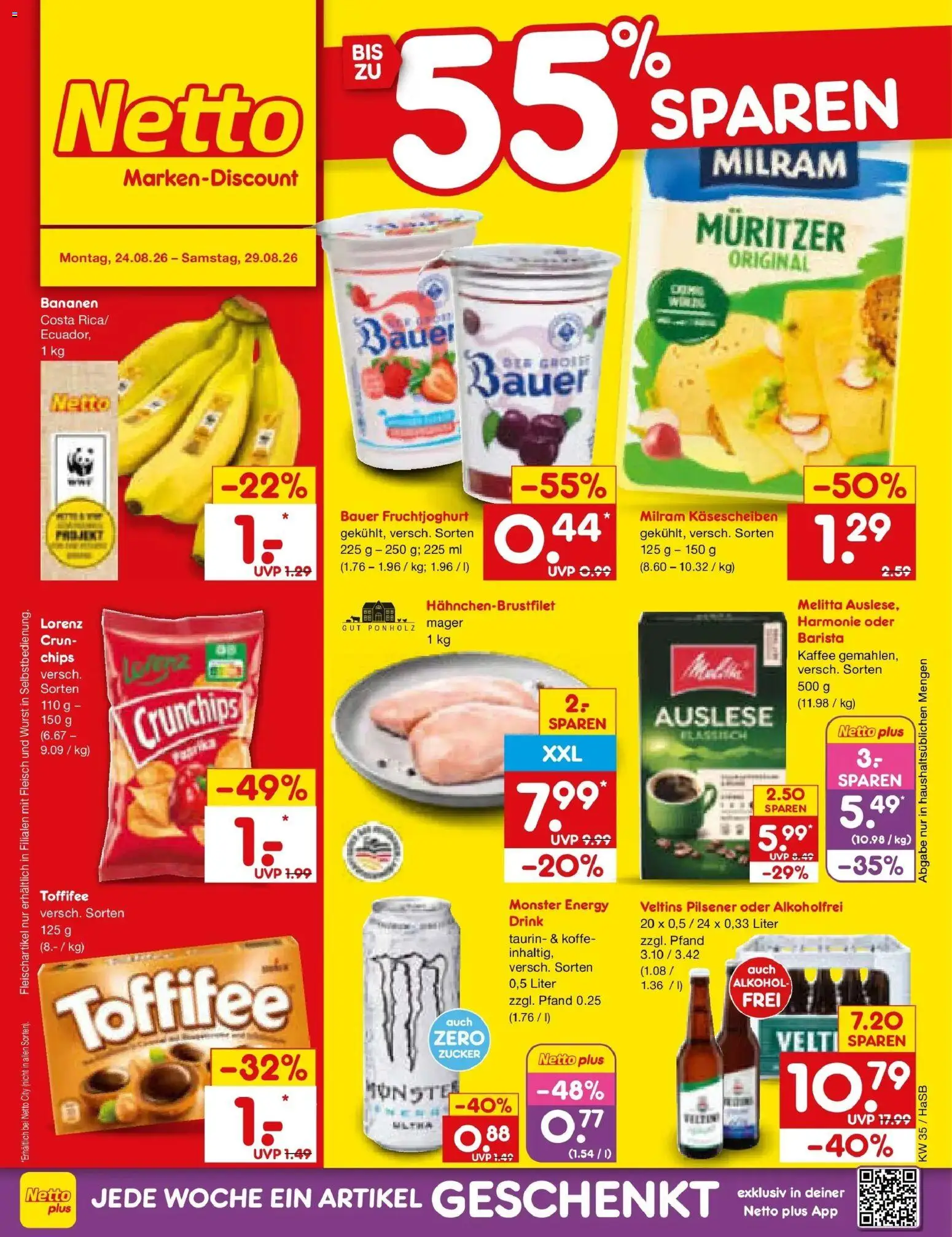 Vorschau von dem Prospekt des Geschäftes Netto Marken-Discount, gültig ab dem 24.08.2026