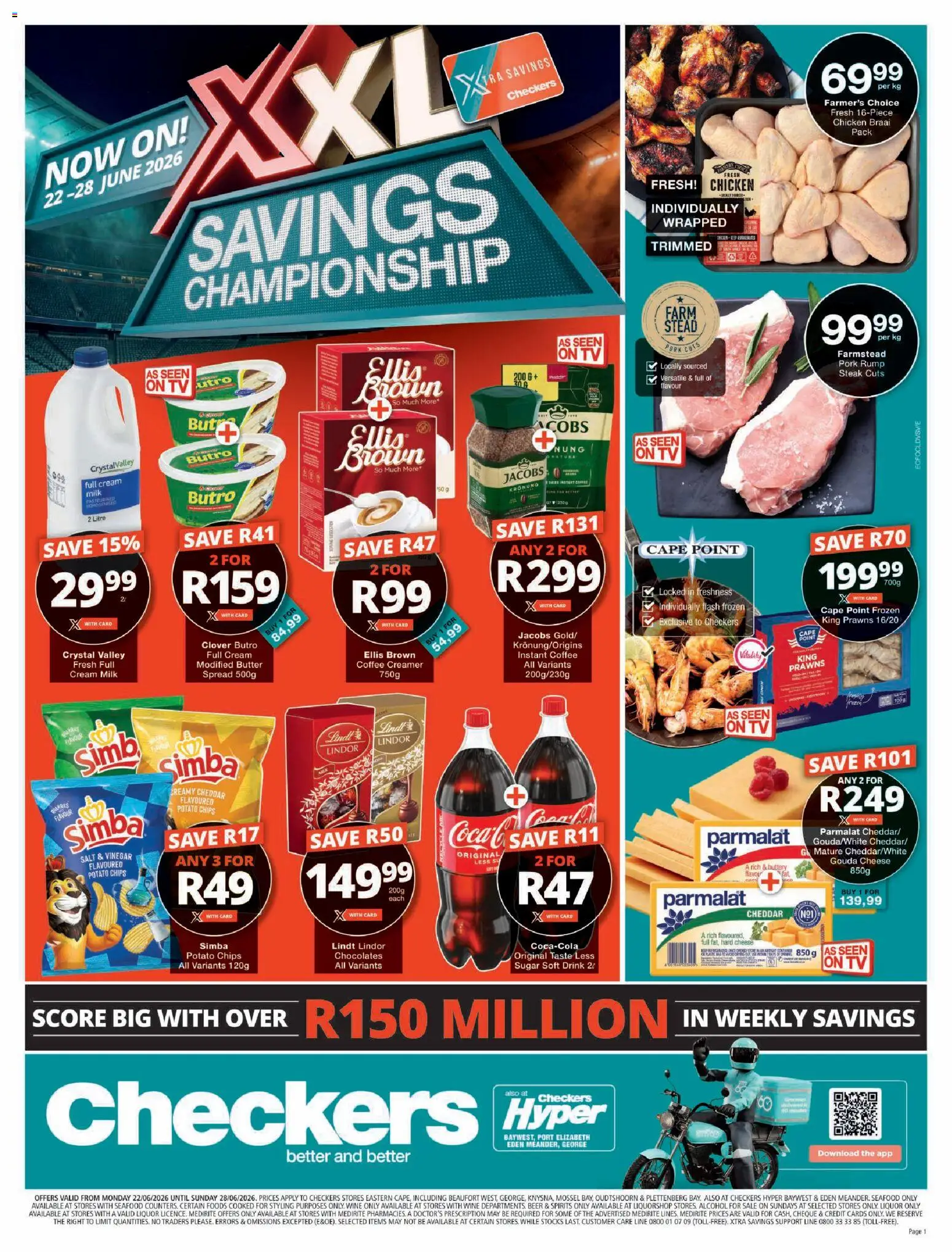 Preview of Checkers flyer valid from 22/06/2026