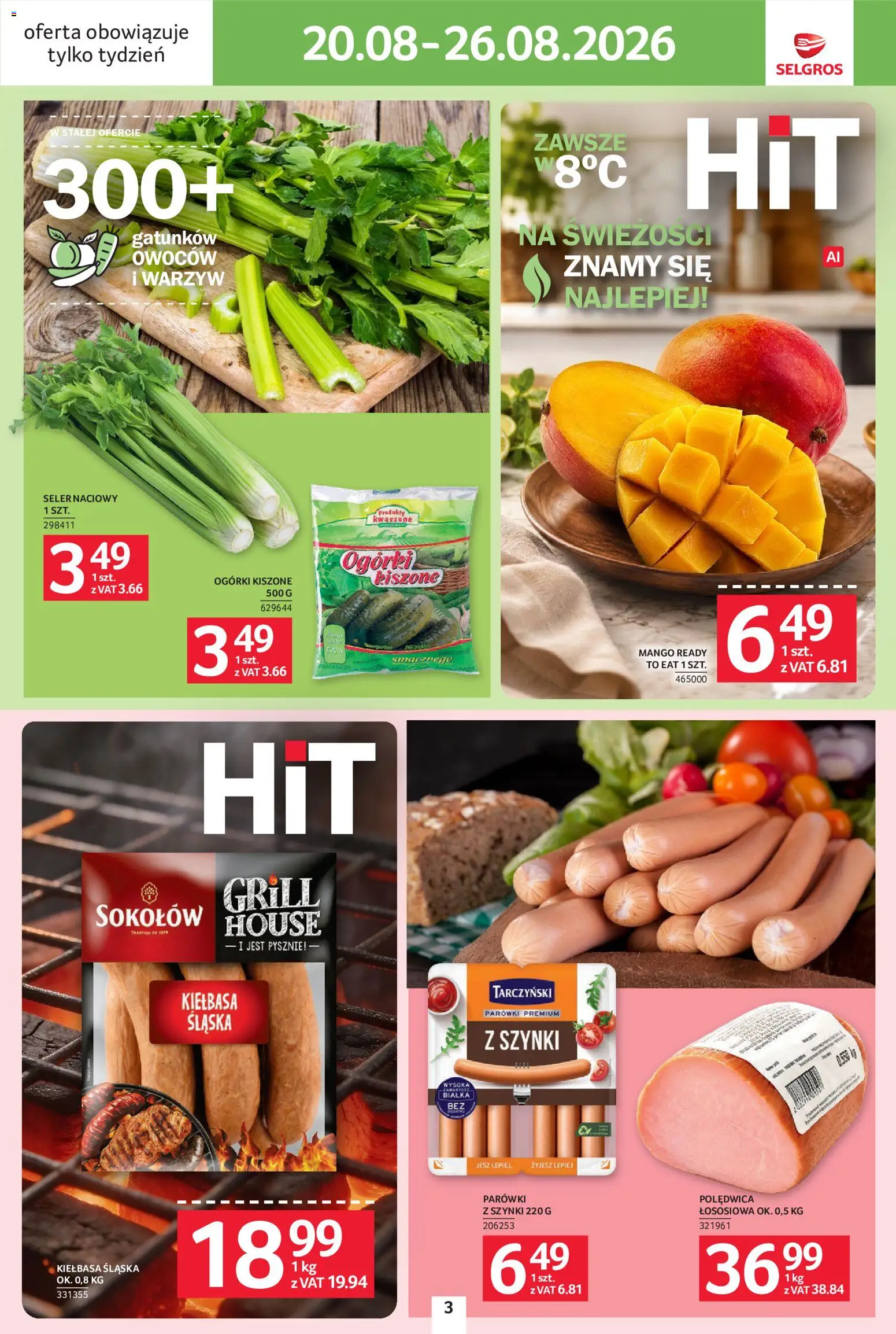 Pogląd gazetki "Selgros cash&carry gazetka - Jeszcze więcej super promocji" ze sklepu Selgros cash&carry ważnej od 20.08.2026