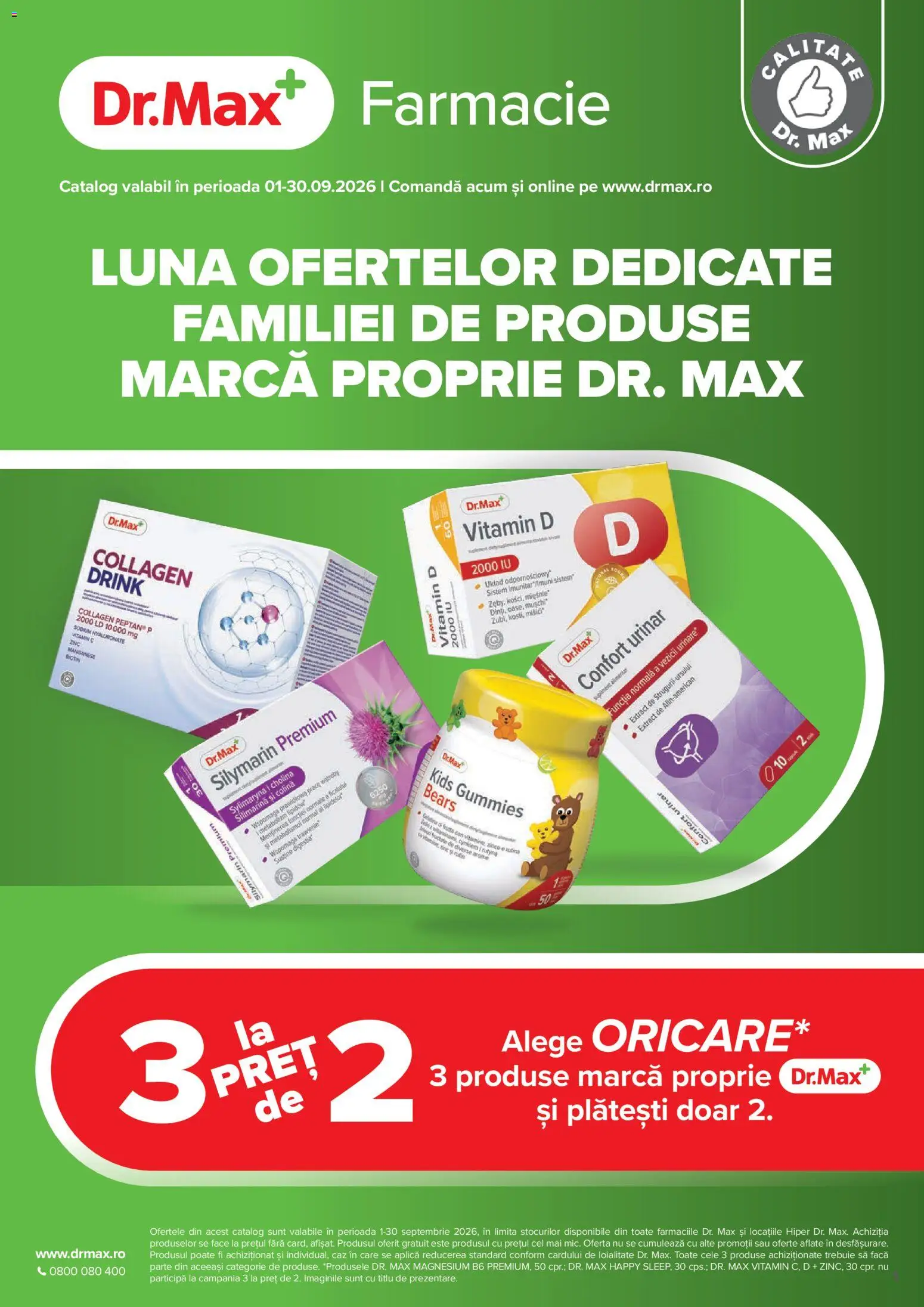 Previzualizarea de cataloage: Dr.Max Dr.Max Catalog private label valabil de la 01.09.2026