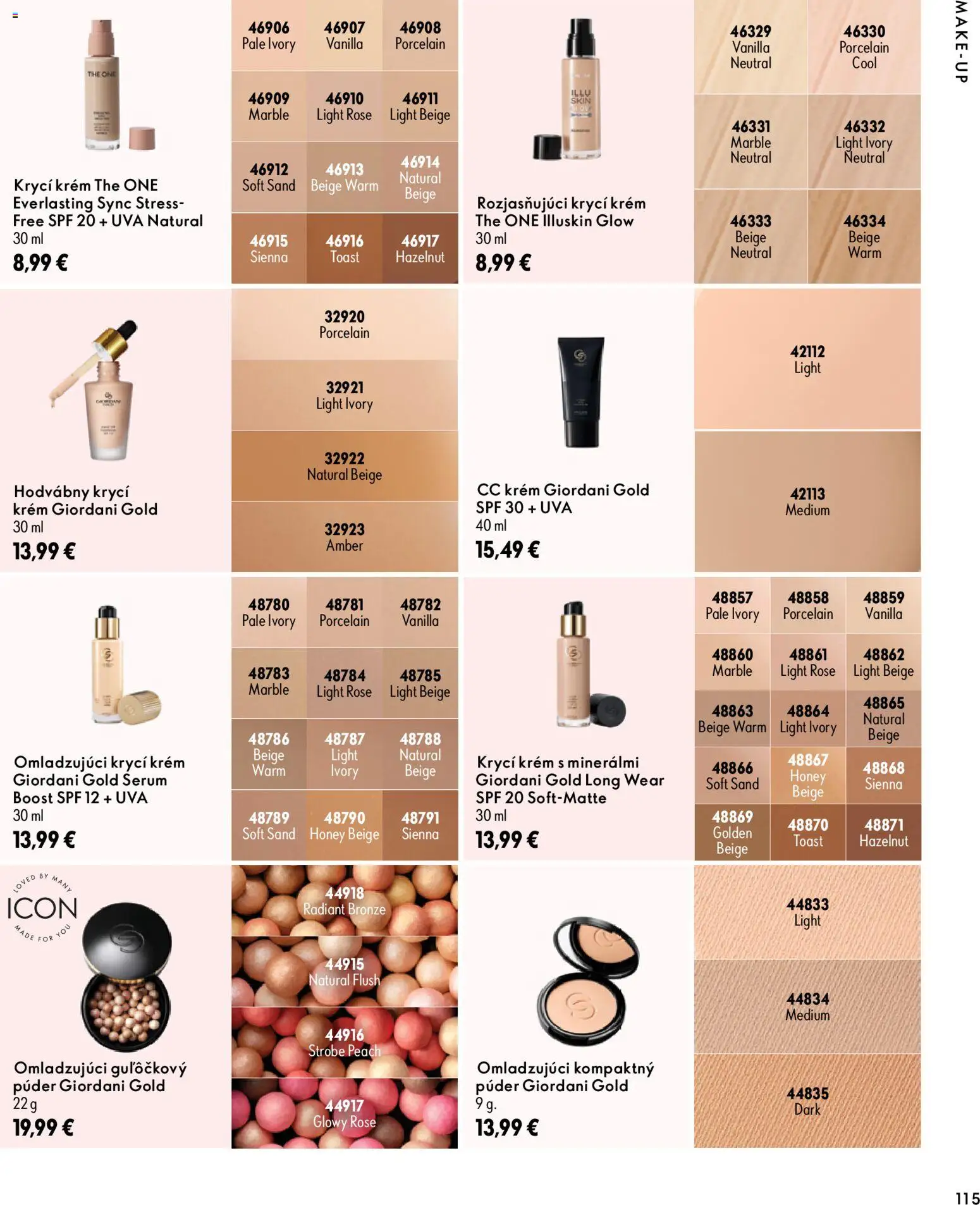 Náhľad Oriflame letáku platného od 30.09.2026 - Krém, CC krém, Púder