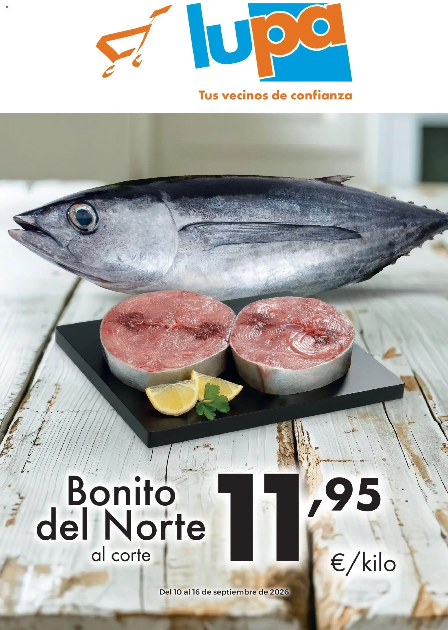 Vista previa del folleto de la tienda Lupa Supermercados válido desde el 10/09/2026 