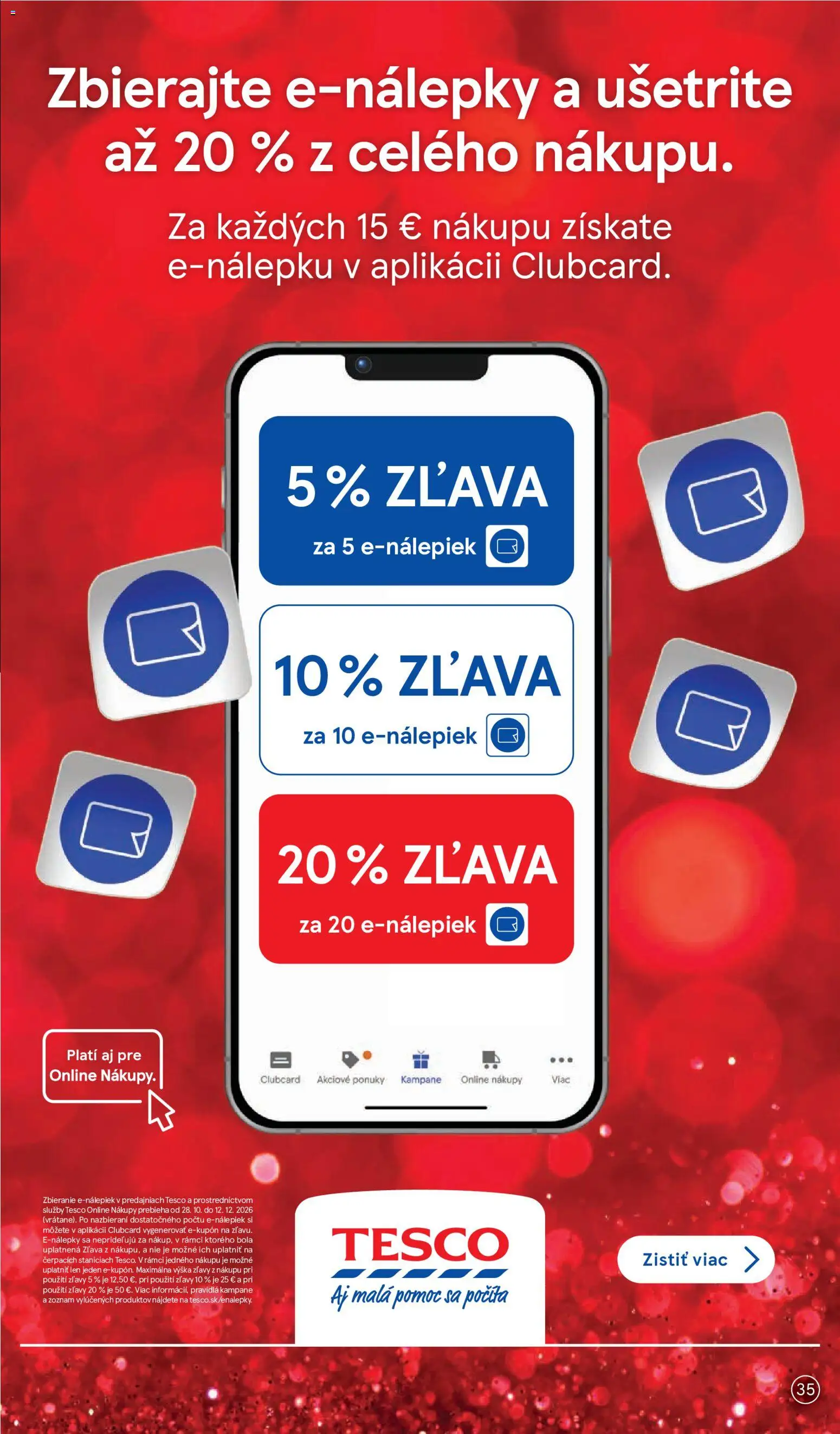 Náhľad Tesco letáku platného od 28.10.2026