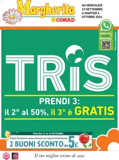 Anteprima dell'opuscolo Conad volantino Margherita Lombardia dal negozio Conad valido da 23/09/2026