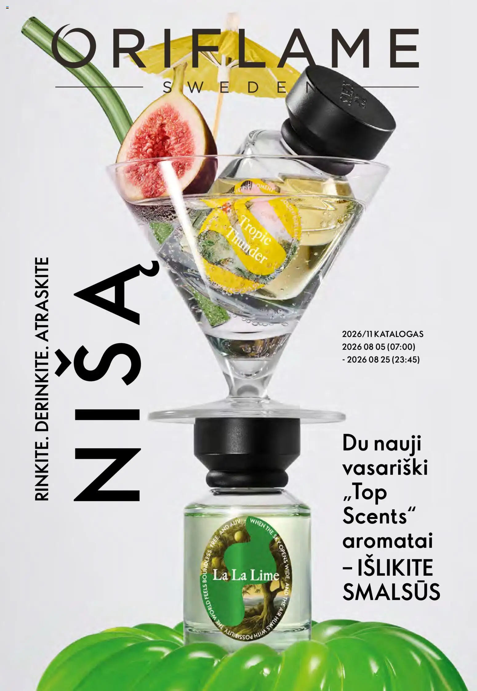 Oriflame parduotuvės leidinio Oriflame katalogas 11 2026 galiojančio nuo 2026.08.05 peržiūra