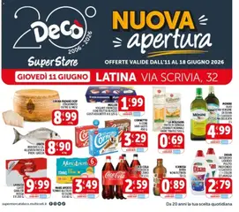 Anteprima dell'opuscolo Decò volantino SuperStore Latina dal negozio Decò valido da 11/06/2026