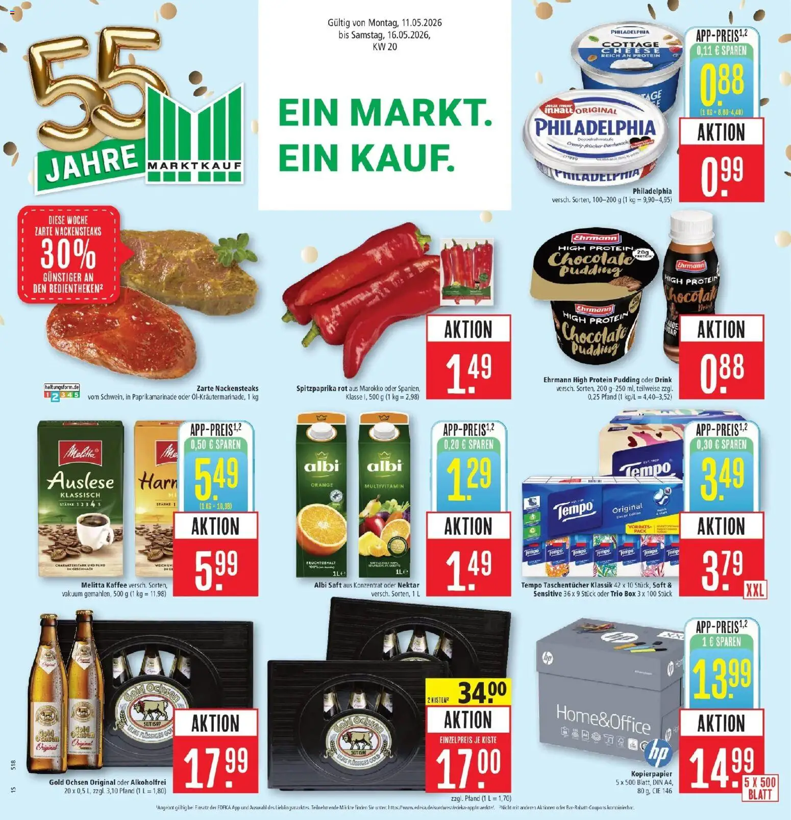 Vorschau von dem Prospekt des Geschäftes Marktkauf, gültig ab dem 10.05.2026