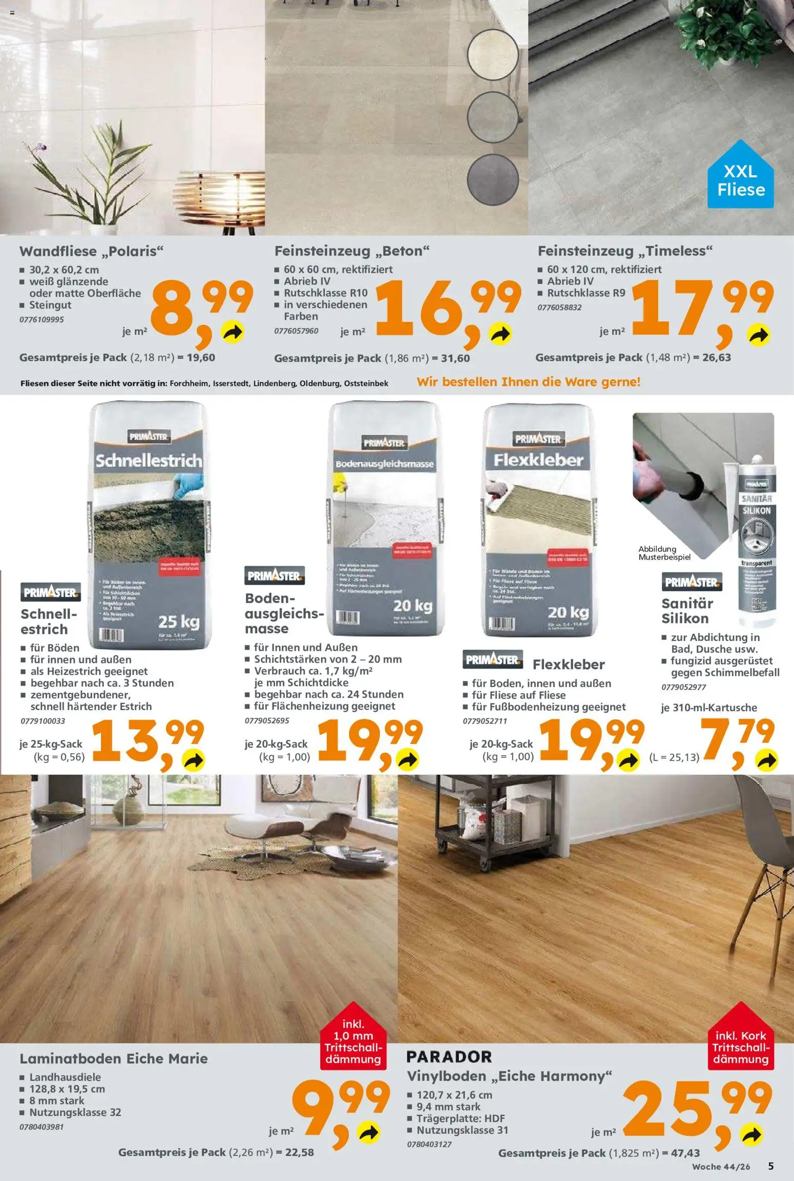 Vorschau von dem Prospekt des Geschäftes Globus Baumarkt, gültig ab dem 26.10.2026
