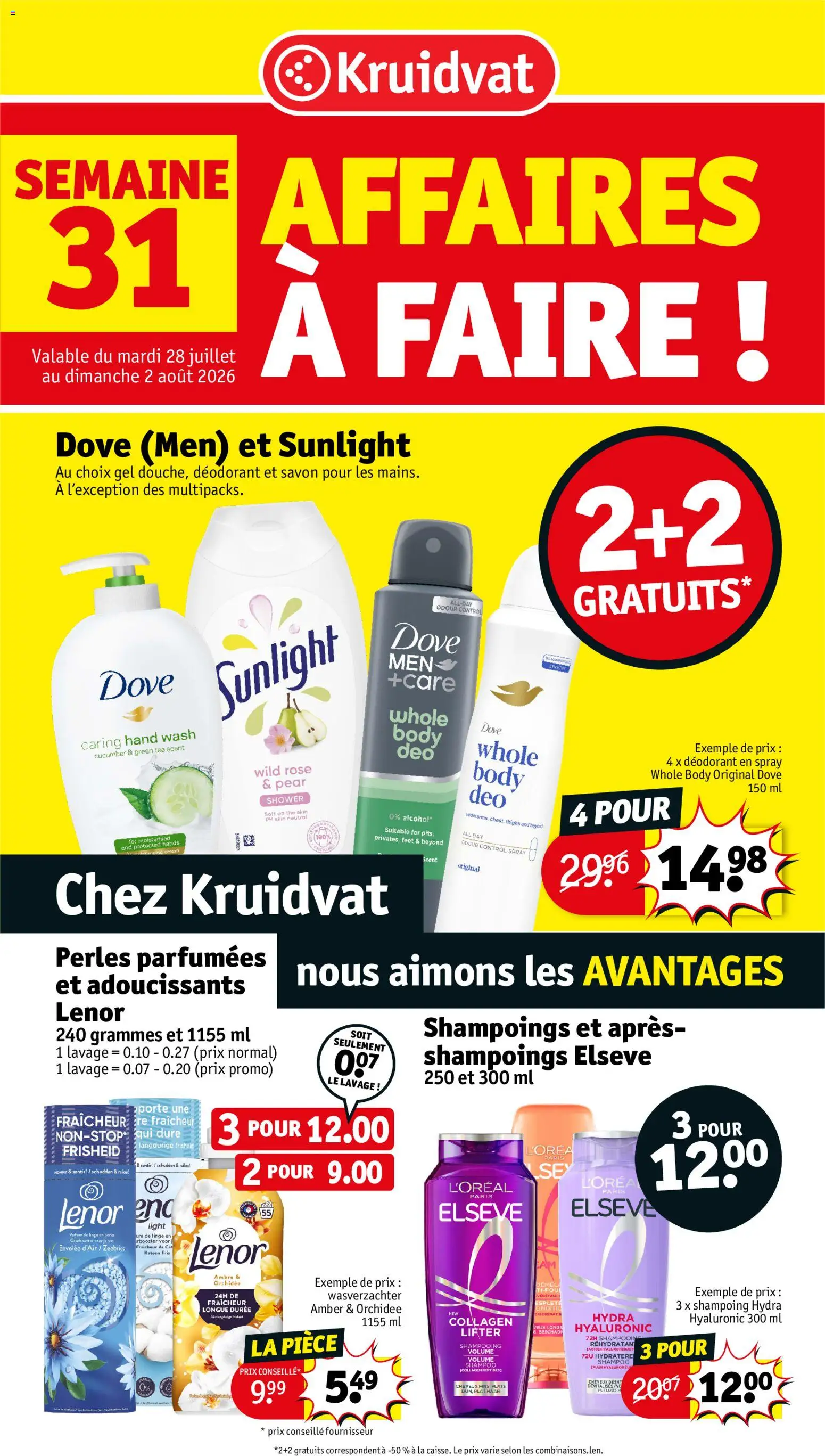 Voorbeeld van Kruidvat folder semaine 31 van winkel Kruidvat geldig vanaf 28/07/2026
