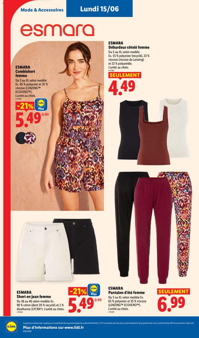 Nouveau catalogue Lidl à partir du 11/06