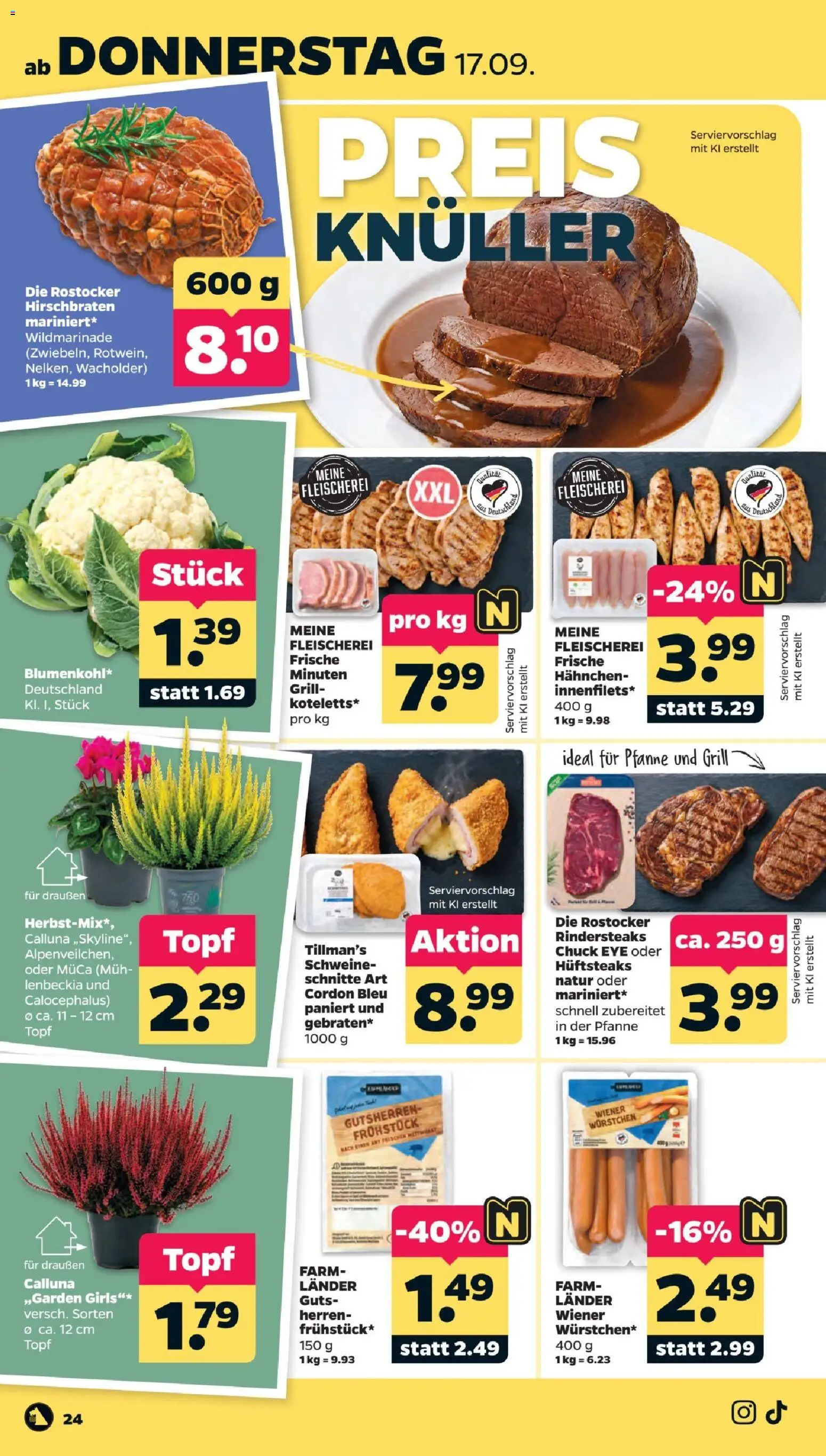 Vorschau von dem Prospekt des Geschäftes Netto, gültig ab dem 14.09.2026 - Grill, Hahnchen