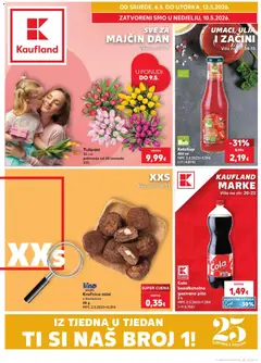 Pregled letka Kaufland Aktualni Katalog trgovine Kaufland vrijedi od 06.05.2026