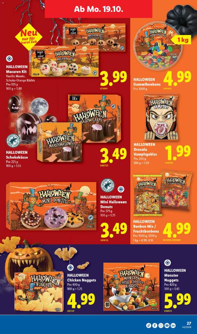 Neue Lidl Aktionen ab 15.10.