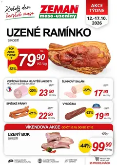 Náhled nabídky: Prodejny Zeman Prodejny Zeman aktuální leták platný od 12.10.2026