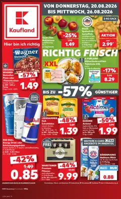 Vorschau von dem Prospekt des Geschäftes Kaufland, gültig ab dem 20.08.2026