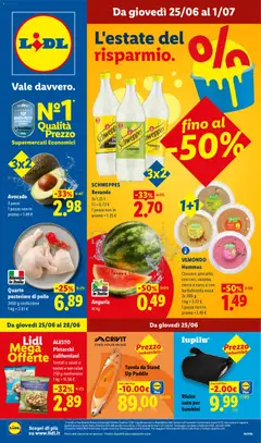 Anteprima dell'opuscolo Lidl volantino dal negozio Lidl valido da 25/06/2026
