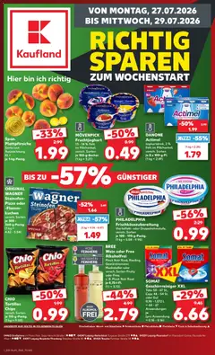 Vorschau von dem Prospekt des Geschäftes Kaufland, gültig ab dem 27.07.2026