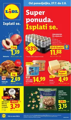 Pregled letka Lidl Katalog trgovine Lidl vrijedi od 23.07.2026