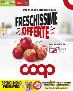 Anteprima dell'opuscolo COOP volantino Monza dal negozio COOP valido da 17/09/2026