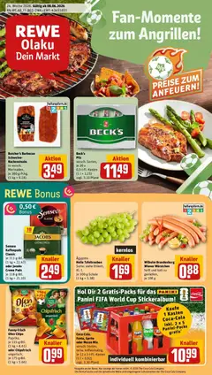 Vorschau von dem Prospekt des Geschäftes Rewe, gültig ab dem 08.06.2026