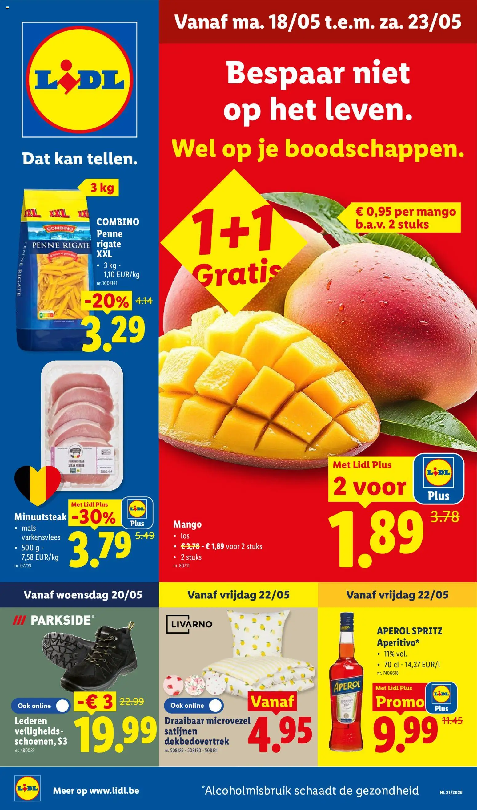 Voorbeeld van Lidl Folder week 21 van winkel Lidl geldig vanaf 18/05/2026