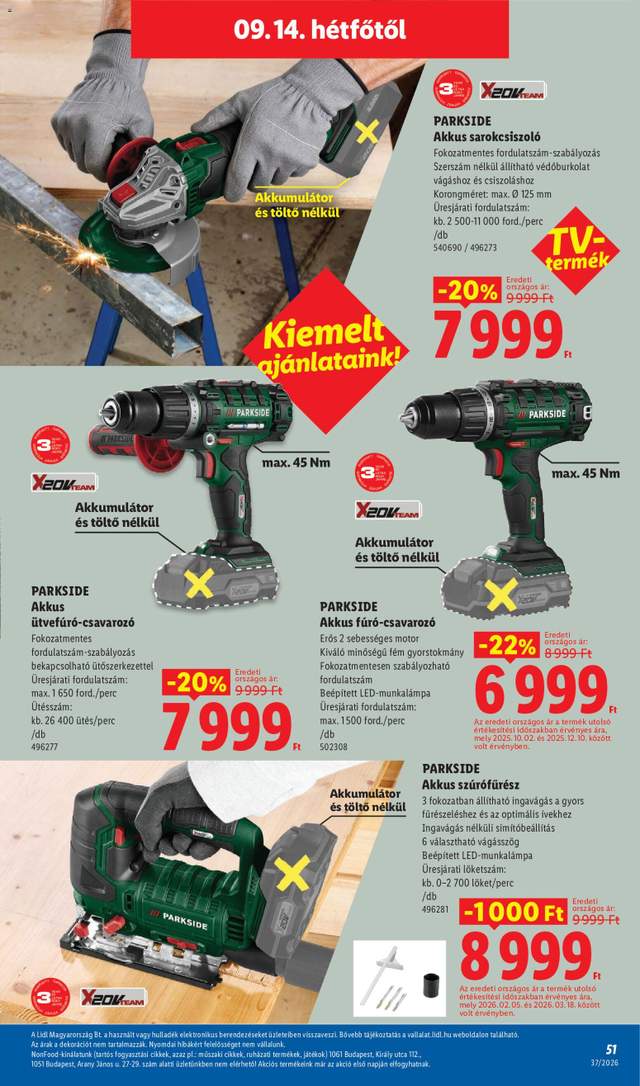Új Lidl akciós újság 09.10.