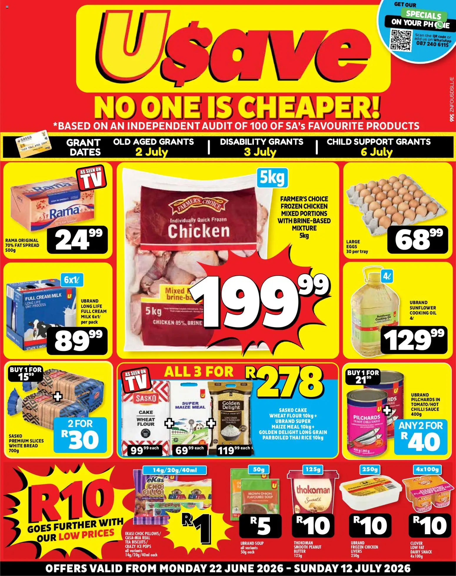 Preview of Usave flyer valid from 22/06/2026