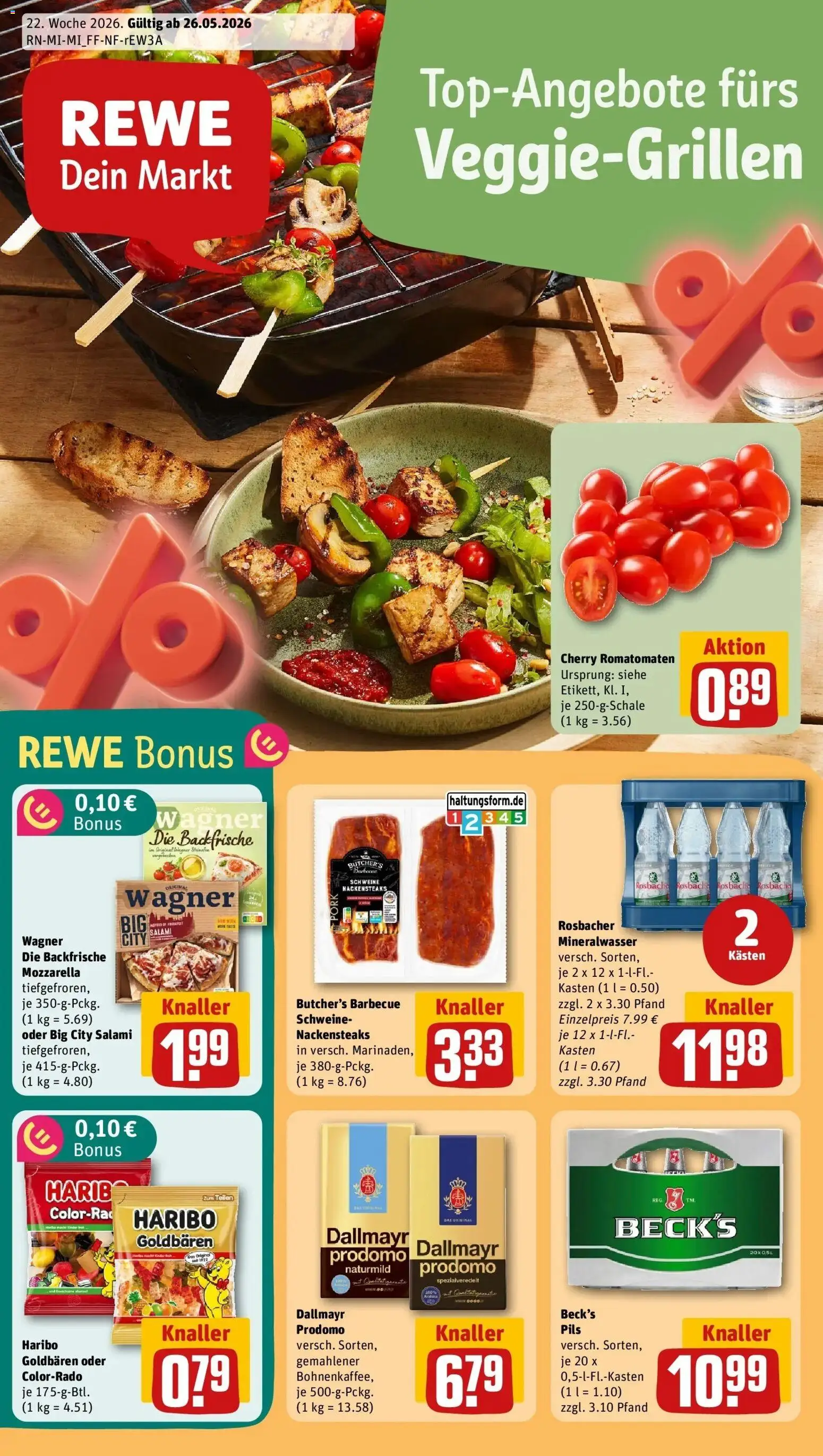 Vorschau von dem Prospekt des Geschäftes Rewe, gültig ab dem 26.05.2026