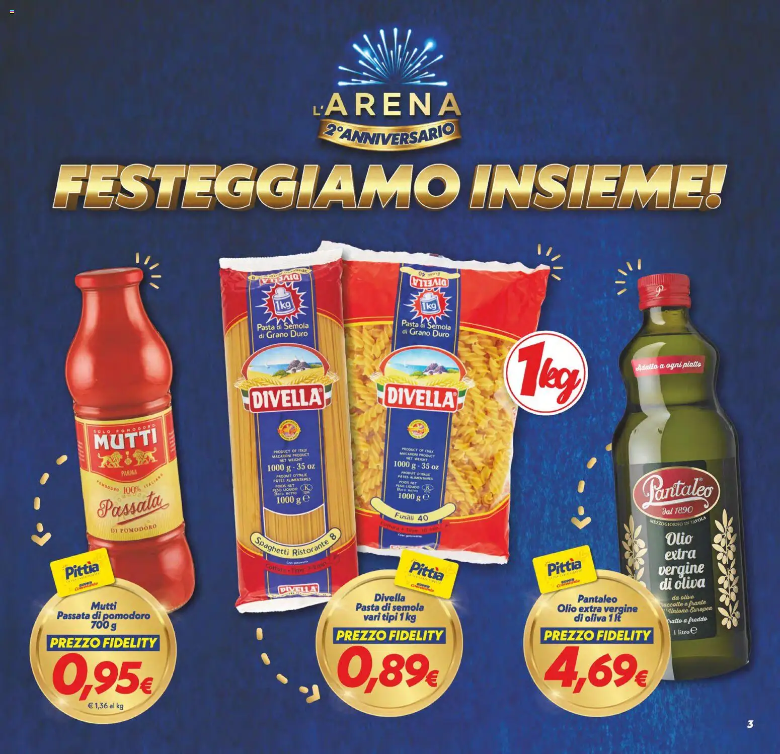 Anteprima dell'opuscolo SuperConveniente volantino Misterbianco dal negozio SuperConveniente valido da 23/10/2026 - Pasta, Piatto, Spaghetti, Olive, Passata di pomodoro, Semola, Pasta di semola, Divella