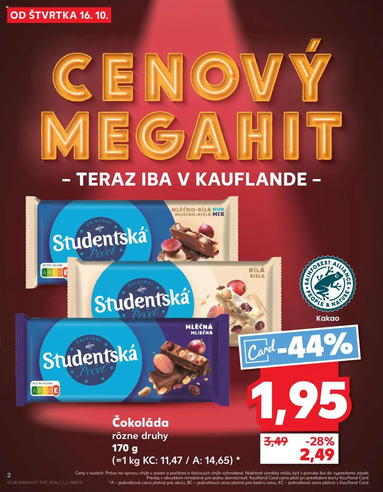 Náhľad Kaufland letáku platného od 16.10.2025