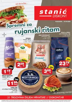 Pregled letka Stanić Diskont Katalog trgovine Stanić Diskont vrijedi od 03.09.2026