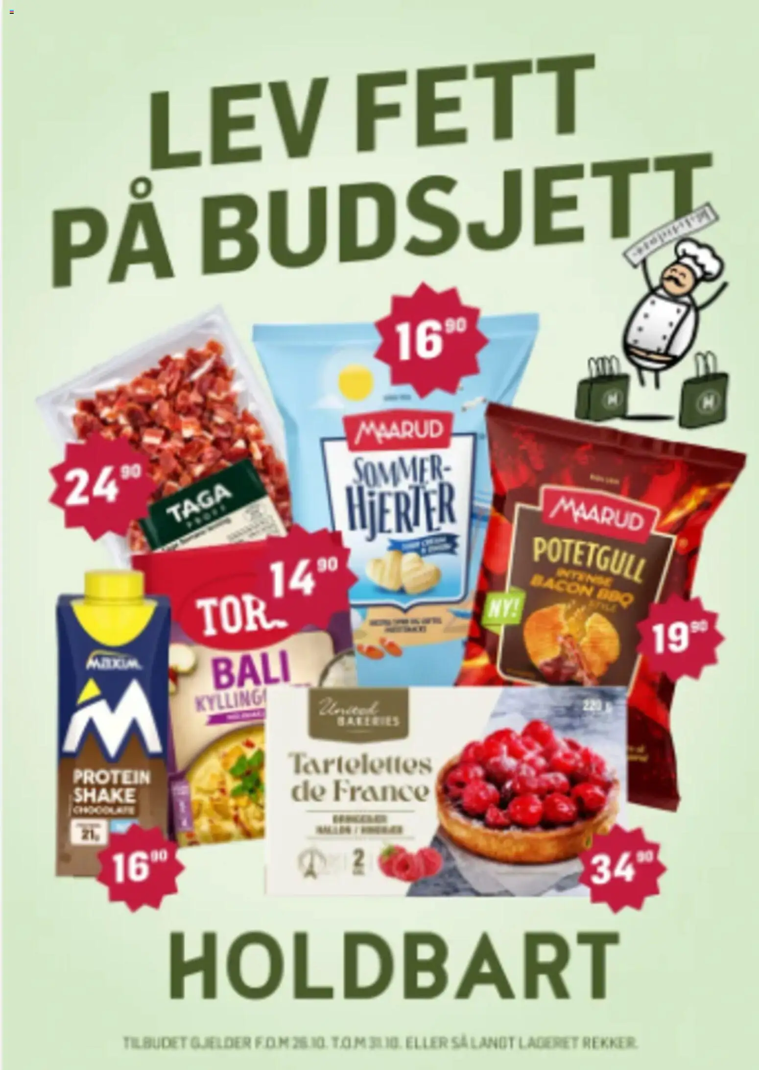 Forhåndsvis Holdbart kundeavis fra butikk Holdbart gyldig fra 26/10/2026