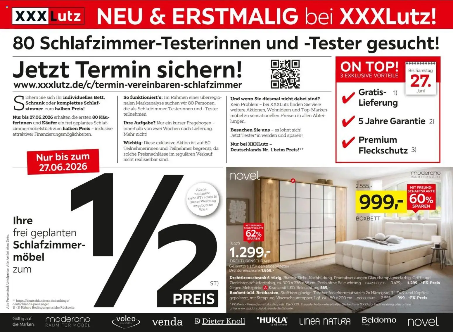 Vorschau von dem Prospekt des Geschäftes XXXLutz, gültig ab dem 06.06.2026 - Schrank, Top, Drehtürenschrank