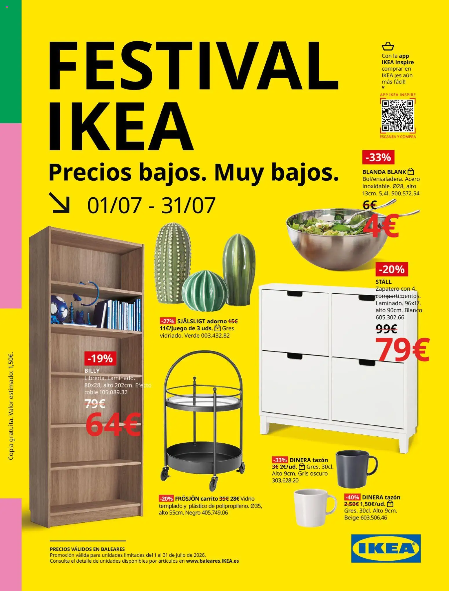Vista previa del folleto de la tienda IKEA válido desde el 01/07/2026 - Zapatero