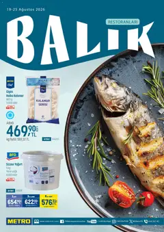 Metro Metro - Balık Restoranları 19.08.2026 - Broşürünün önizlemesi