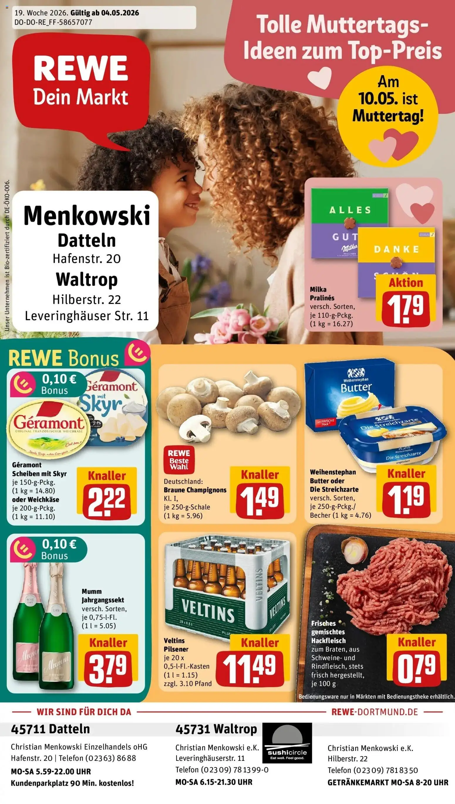 Vorschau von dem Prospekt des Geschäftes Rewe, gültig ab dem 04.05.2026
