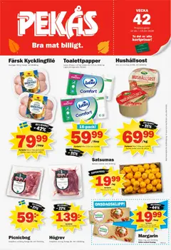 Förhandsgranska reklamblad Pekås erbjudanden från butik Pekås gäller från 12/10/2026