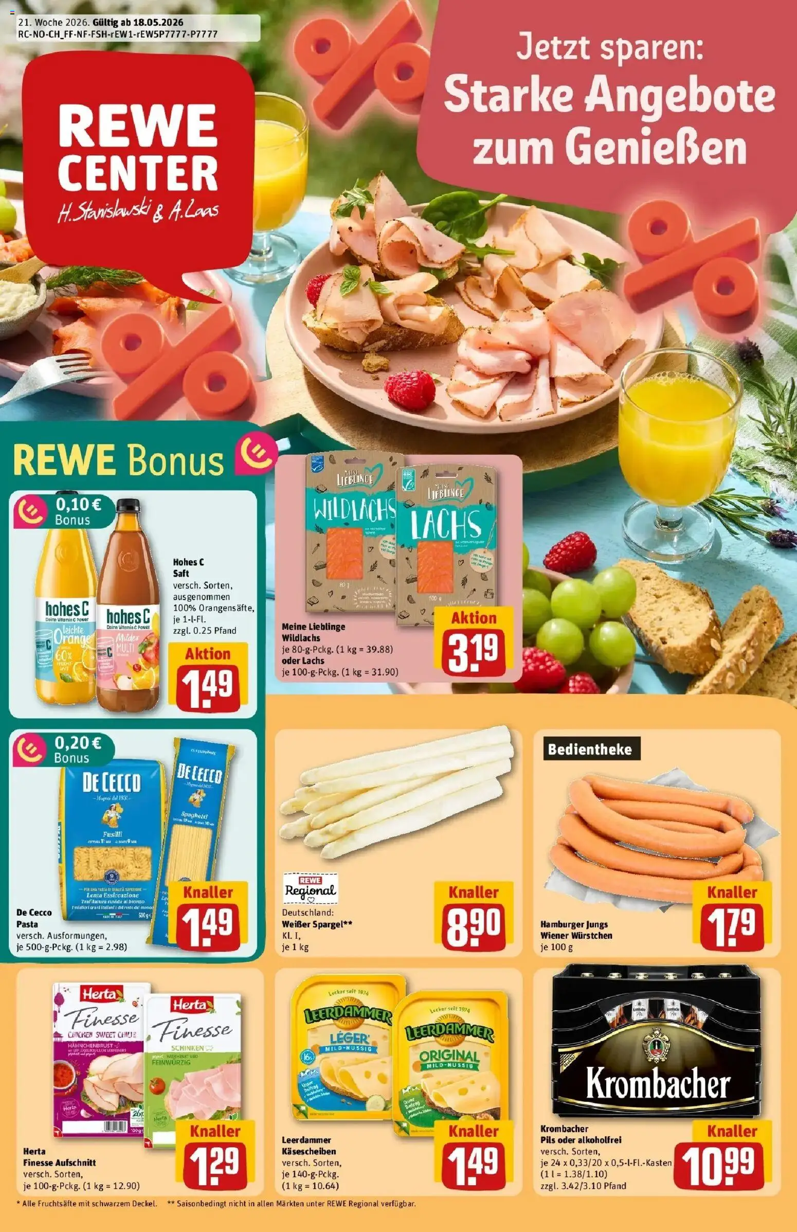 Vorschau von dem Prospekt des Geschäftes Rewe, gültig ab dem 17.05.2026